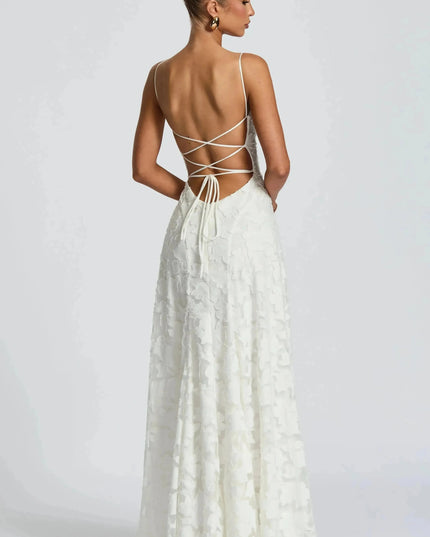 Damska Sukienka Maxi na Wesele w Kwiaty Cowl Neck